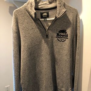 Roots quarter zip sweatshirt